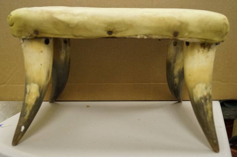 lot 4103 image: Horn stool