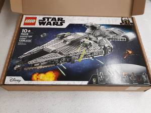 lot 1960 image: LEGO LEGO Star Wars The Mandalorian Imperial Light Cruiser 75315 Awesome Toy Building Kit for Kids, Featuring 5 Minifigures New 2021 (1,336 Pieces) (Retail Price $169.00)