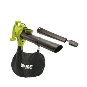 lot 31868 image: Sun Joe - 3-in-1 Electric Blower - Green (suction blower piece broke)