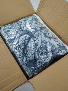 lot 31873 image: a space bed in a ball -Trendy casual design cozy comforter Queen Size