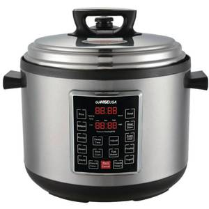 lot 31896 image: GoWISE USA 14-Quart 12-in-1 Electric Programmable Pressure Cooker (Stainless steel)