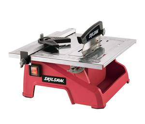 lot 31910 image: SKIL 7-Inch Wet Tile Saw, 3540-02