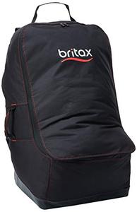 lot 31930 image: Britax Car Seat Travel Bag with Padded Backpack Straps  Water Resistant  Built-in Wheels  Multiple Carry Handles