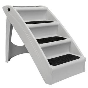 lot 31949 image: PetSafe CozyUp Folding Pet Steps, Lightweight and Easy to Carry, No-Slip Access, Grey 20 in