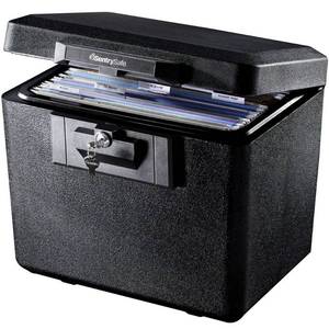 lot 31950 image: SentrySafe 1170 Fire-Resistant Box with Key Lock 0.61 cu. ft.