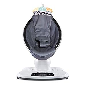 lot 31958 image: 4moms� mamaRoo 4 Multi-Motion�� Baby Swing, Bluetooth Baby Rocker with 5 Unique Motions, Cool Mesh Fabric, Dark Grey