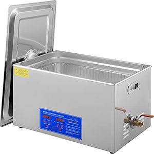 lot 31968 image: VEVOR 30L Industrial Ultrasonic Cleaner with Digital Timer&Heater 40kHz Professional Large Ultrasonic Cleaner Total 1200W for Wrench Tools Industrial Parts Mental Instrument Apparatus Cleaning