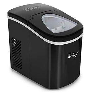 lot 36029 image: Deco Rapid Portable Automatic Electric Countertop Ice Maker - 6 Great Colors Compact Top Load 26 Lbs. Per Day Great for Party Hosting Never Run Out of Ice Again, Self Cleaning (Black)