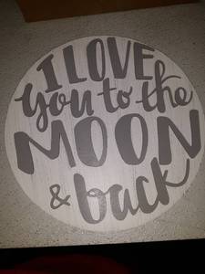 lot 37144 image: wooden sign