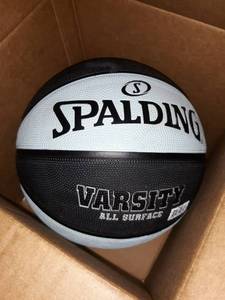 lot 37160 image: Spalding Basketball gray and black