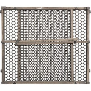 lot 37220 image: Safety 1st Vintage Wood Baby Gate with Pressure Mount Fastening (Gray)