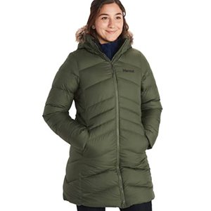 lot 37224 image: Marmot Womens Montreal Puffer Coat  Down-Insulated, Water-Resistant, Crocodile, Large