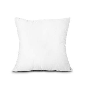 lot 37248 image: Edow Throw Pillow Insert, Lightweight Soft Polyester Down Alternative Decorative Pillow, Sham Stuffer, Machine Washable. (White, 16x16)