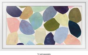 lot 39232 image: Samsung - 32 The Frame Customizable Bezel - White