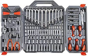 lot 39266 image: Crescent 180 Pc. Professional Tool Set in Tool Storage Case - CTK180