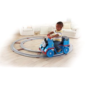 lot 41724 image: Fisher-Price Power Wheels Thomas And Friends Thomas With Track
