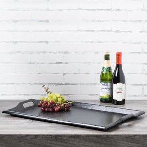 lot 41746 image: GET 25 x 16 Plastic Room Service Tray - Black