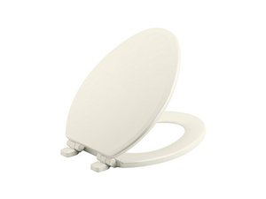 lot 41760 image: KOHLER 20454-96 Ridgewood Toilet seat, Biscuit