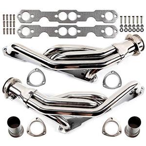 lot 41775 image: SCITOO Stainless Steel HDS-GMC85 Racing Exhaust Manifold Kits FOR 1988-1997 For CHEVY For GMC Pick up 5.0 5.7 V8 CK, (Retail Price $125.00)