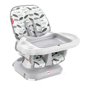 lot 41788 image: Fisher-Price SpaceSaver High Chair - Climbing Leaves, convertible infant-to-toddler dining chair with easy cleanup features Amazon Exclusive