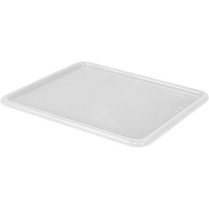 lot 41841 image: Storex Lid for Storage Tray, Letter Size, 10 x 13 Inches, Translucent, 5-Pack
