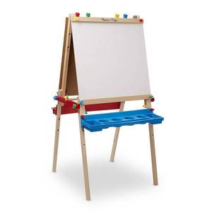 lot 41853 image: Melissa & Doug Deluxe Wooden Standing Art Easel