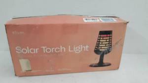 lot 99553 image: Solar Torch Light WITH LED FLICKERING FLAME