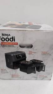 lot 99555 image: NINJA Foodi XL 2-BASKET AIR FRYER