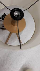 lot 99556 image: Lamp with stand wone light bub