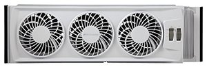 lot 99581 image: Bionaire BWF0502M-WM Thin Window Fan, White