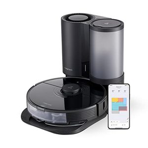 lot 99592 image: Roborock S7 Robot Vacuum and Sonic Mop with Auto-Empty Dock, Stores up to 60-Days of Dust, Auto Lifting Mop, Ultrasonic Carpet Detection, 2500Pa Suction, Black