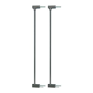 lot 99626 image: Qdos Auto-Close SafeGate Baby Gate Extensions  Slate  Meets Tougher European Standards - Professional Grade Safety - Each Extension Extends the Qdos SafeGate Pressure Gates by 2.75  Set of 2