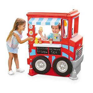 lot 99630 image: Little Tikes 2-in-1 Pretend Play Food Truck Kitchen - Refreshed