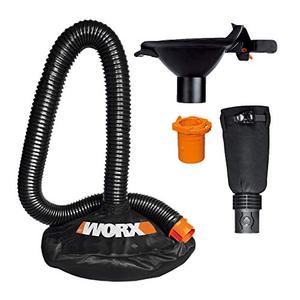 lot 99658 image: WORX WA4058 LeafPro Universal Leaf Collection System for All Major BlowerVac Brands, BlackOrange