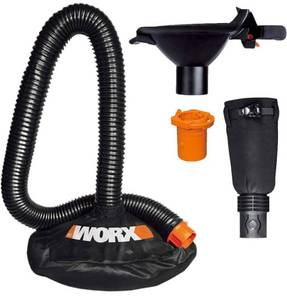 lot 62648 image: WORX WA4058 LeafPro Universal Leaf Collection System for All Major BlowerVac Brands, BlackOrange