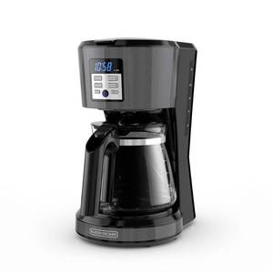 lot 62681 image: BlackDecker - 12-cup Programmable Coffee Maker - Black