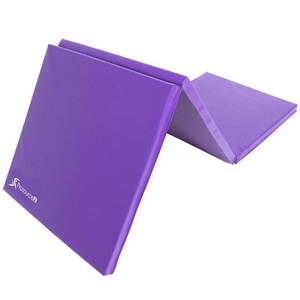 lot 62703 image: Tri-Fold Folding Exercise Mat 6 x 2, Purple