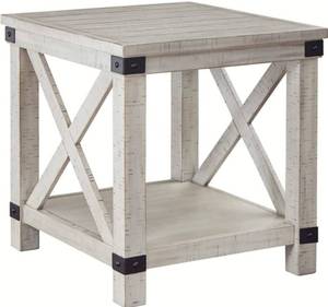 lot 62744 image: Carynhurst Rectangular End Table - 24W x 26D x 25H Retail$257.99