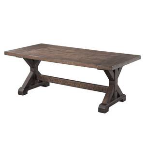 lot 62745 image: Picket House Furnishings Flynn Trestle Coffee Table Retail$229.99