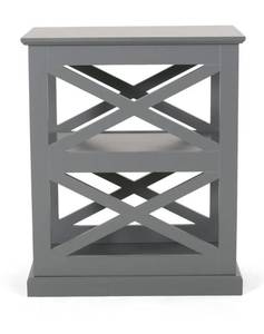lot 62746 image: Vernon Contemporary 2 Shelf Side Table by Christopher Knight Home - 23.75 L x 14.00 W x 26.00 H Retail$154.99