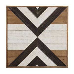 lot 62756 image: Kate and Laurel Baralt Shiplap Rustic Wood Plank Art