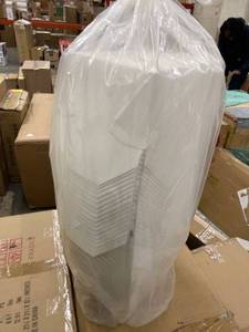 lot 62777 image: Southern Champion 774 8 X 6 X 4 Champpak Retro White Paper #4 Take-Out...