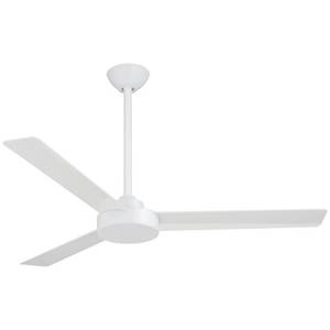 lot 62784 image: Roto Ceiling Fan In Flat White Finish WFlat White Blades Retail$219.95