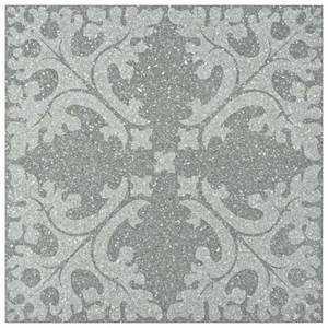 lot 62787 image: SomerTile Farnese Molise Grafito 11.5 x 11.5 Porcelain Floor and Wall Tile Retail$176.49