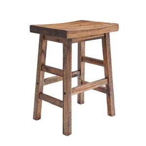 lot 62880 image: Alaterre Furniture Durango Industrial Wood Counter-Height Stool