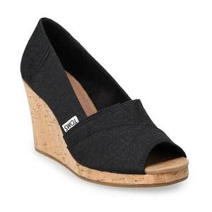 lot 3014 image: Toms Womens Classic Wedge Sandals Womens Shoes Size 9