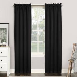lot 3047 image: Sun Zero Hayden Energy Saving Blackout Rod Pocket Curtain Panel, Set Of 2