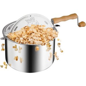 lot 2959 image: Great Northern Popcorn Original Spinner Stovetop 6-12 Quart Popcorn Popper