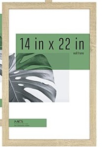 lot 2971 image: 14x22 Studio Gallery Frame Natural Woodgrain