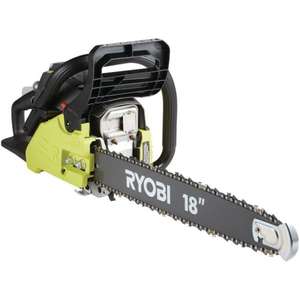lot 2827 image: Ryobi 18 Inch Gas Powered Chainsaw